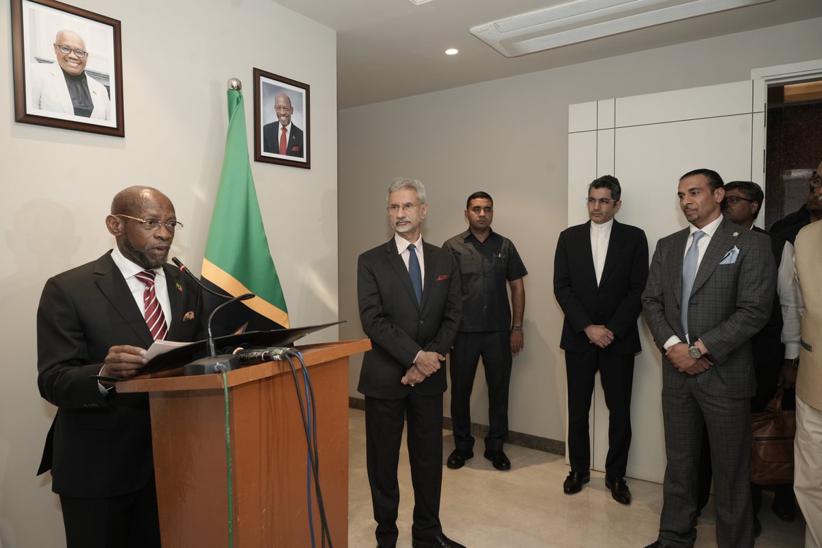 Remarks delivered at the High Commission opening, with Gurdip Dev Bath among the guests